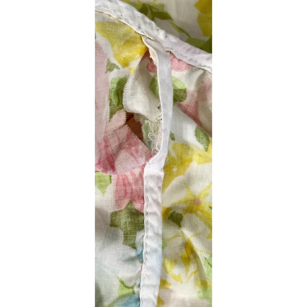 Pequot Floral Twin Fitted Sheet Only Cottage Core, Granny Core 39/76